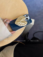Rhinestone Heart Phone Case