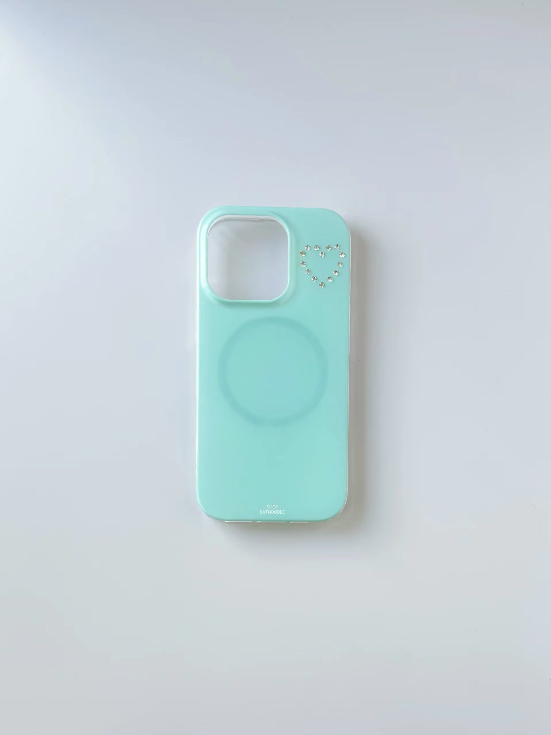 Rhinestone Heart Phone Case