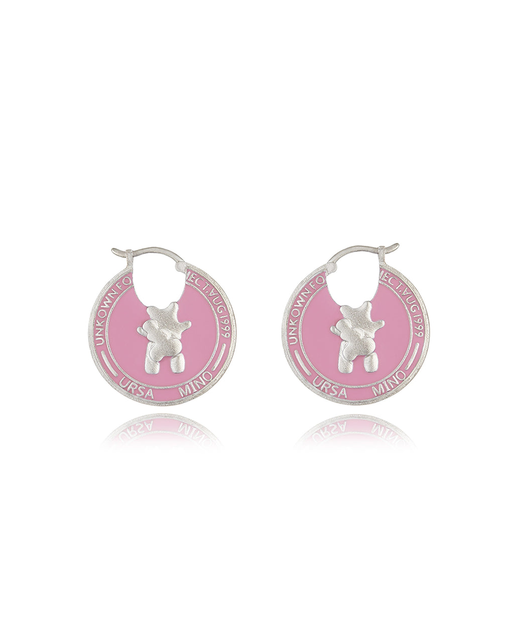 DickyBear Coin Stamp Earrings