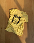 Vintage Portrait Print Slim-Fit T-Shirt