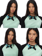 Dopamine Handmade Bow Necklace
