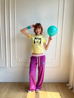 Vintage Portrait Print Slim-Fit T-Shirt