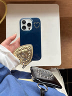 Rhinestone Heart Phone Case